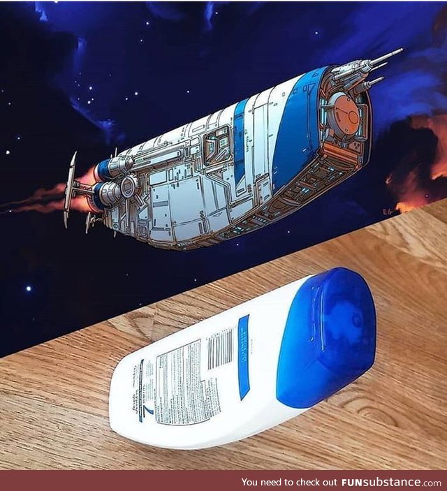 Artist imagines ordinary objects as spaceships
