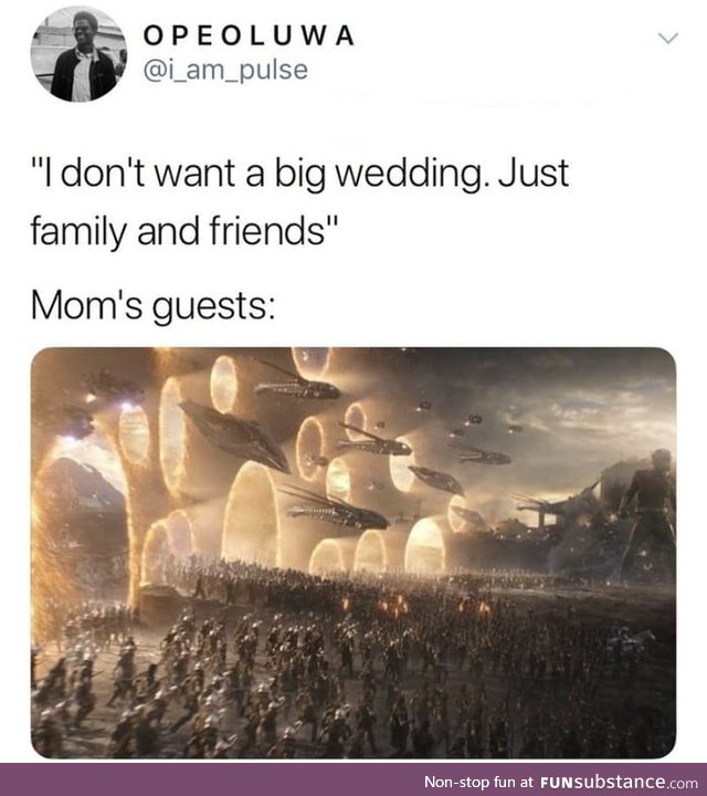 Brings all the family members and friends