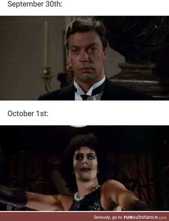 Welcome to October