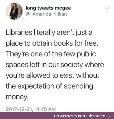 Libraries are underappreciated