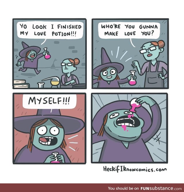 Cower before my self-acceptance!