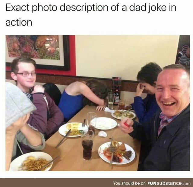 Dad happy in destruction