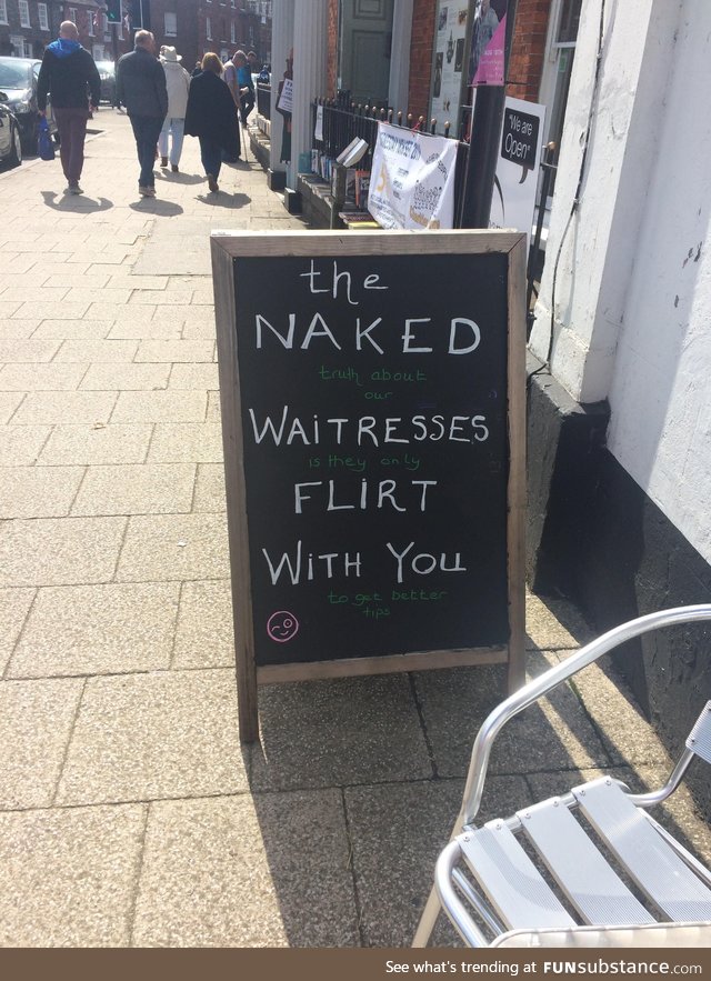 Found outside a local cafe