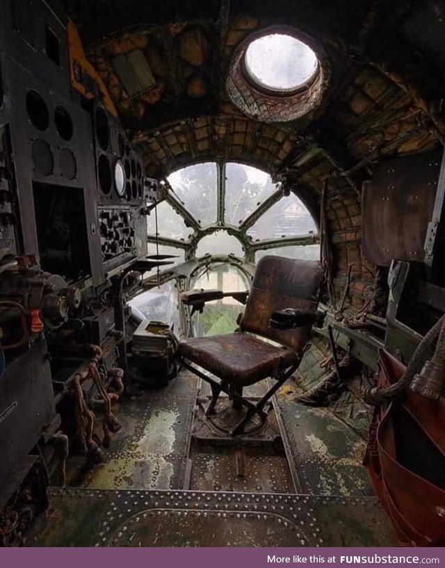 Abandoned plane