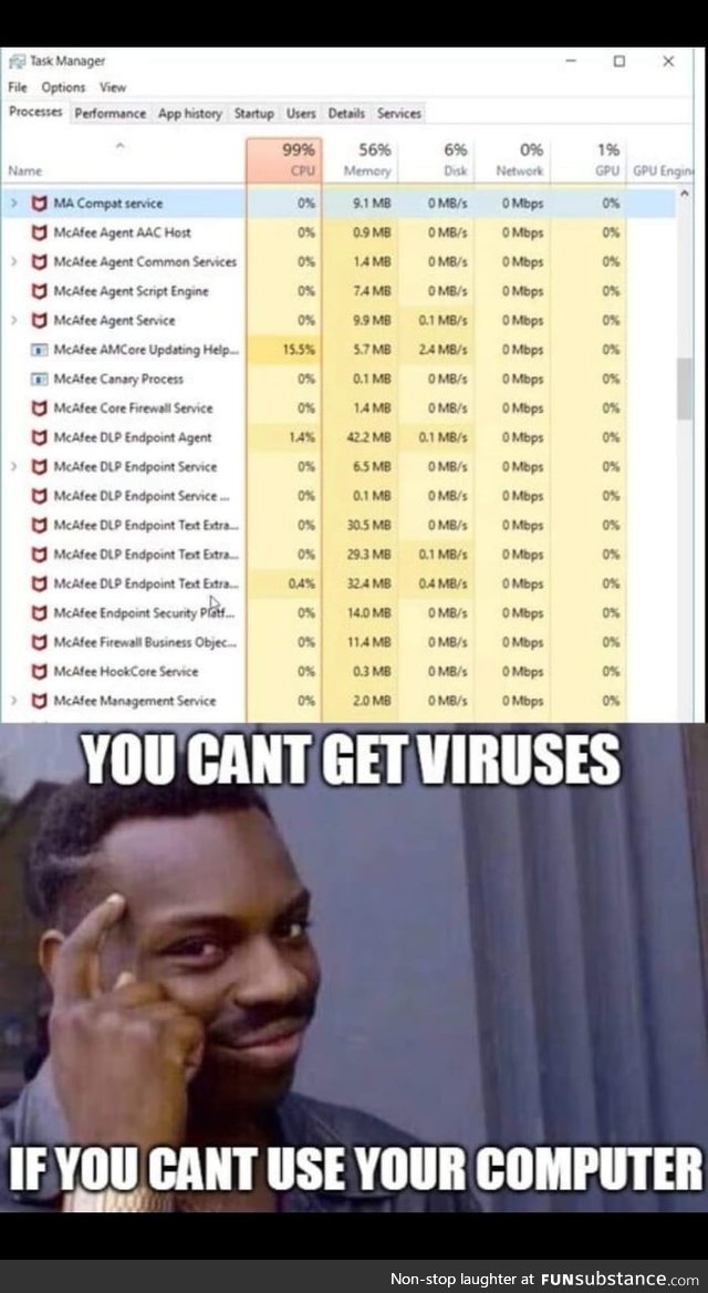 McAfee = perfect antivirus