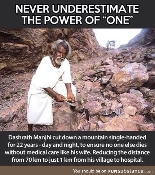 Dashrath Manjhi aka Mountain man (1927-2017)