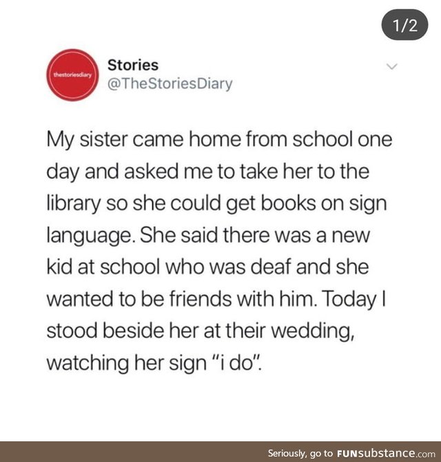 Wholesome love story