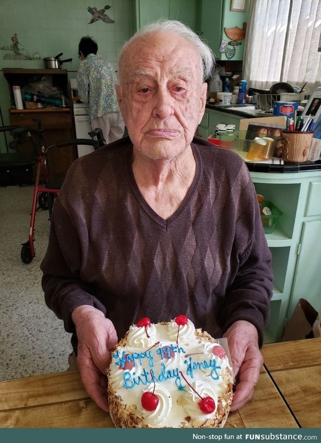 My grandfather turned 99 today!