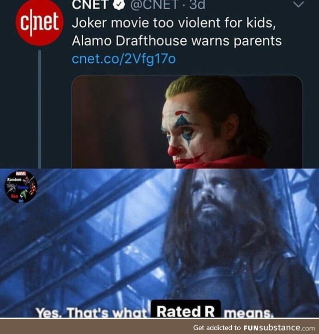 They should go for a family friendly movie, like john wick