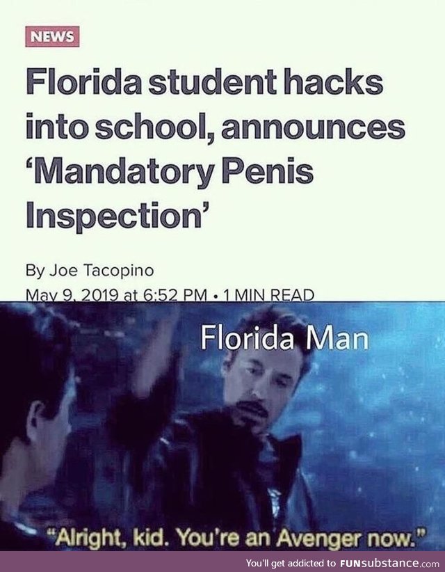 Florida men are not born, they are made