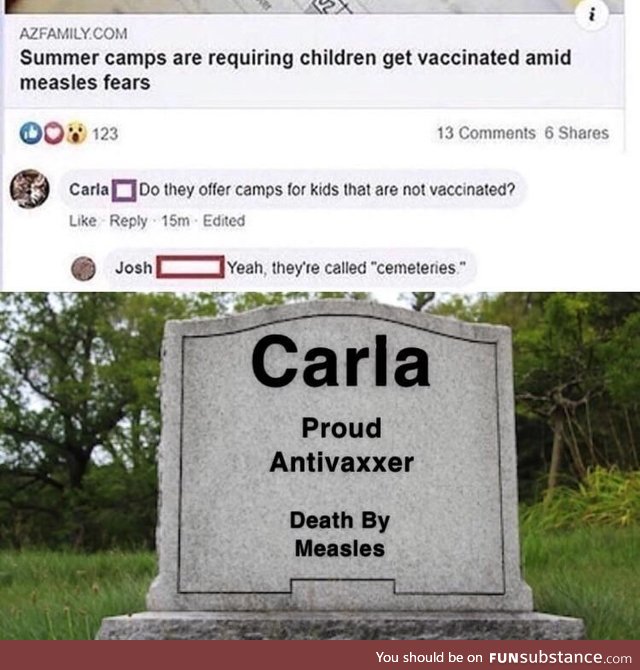 Carla, a fallen soldier