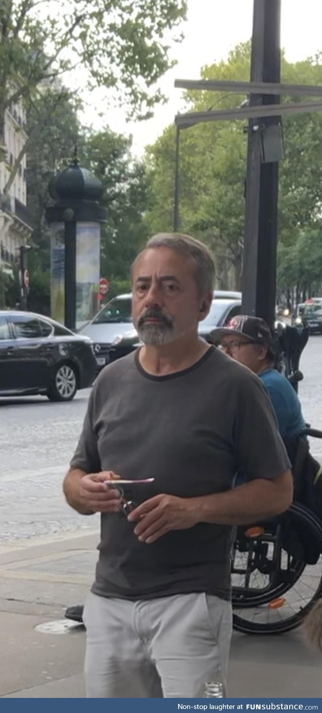 Robert Downey Sr. Spotted in Paris