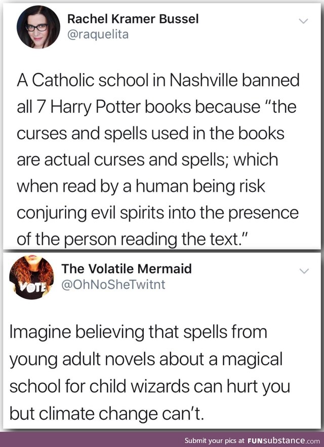 Burn the books!