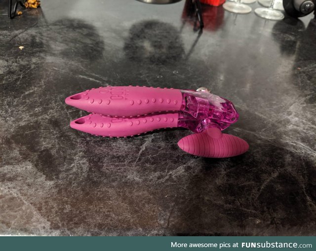 Who else thinks my wife's new can opener looks like a strange sex toy?