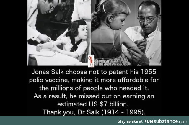 This man missed out on 7 billion dollars to save the children affected by Polio