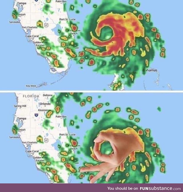 Hurricane got em
