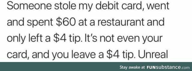 $4 tip