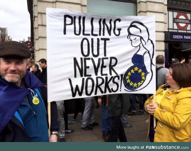 From the Brexit March!