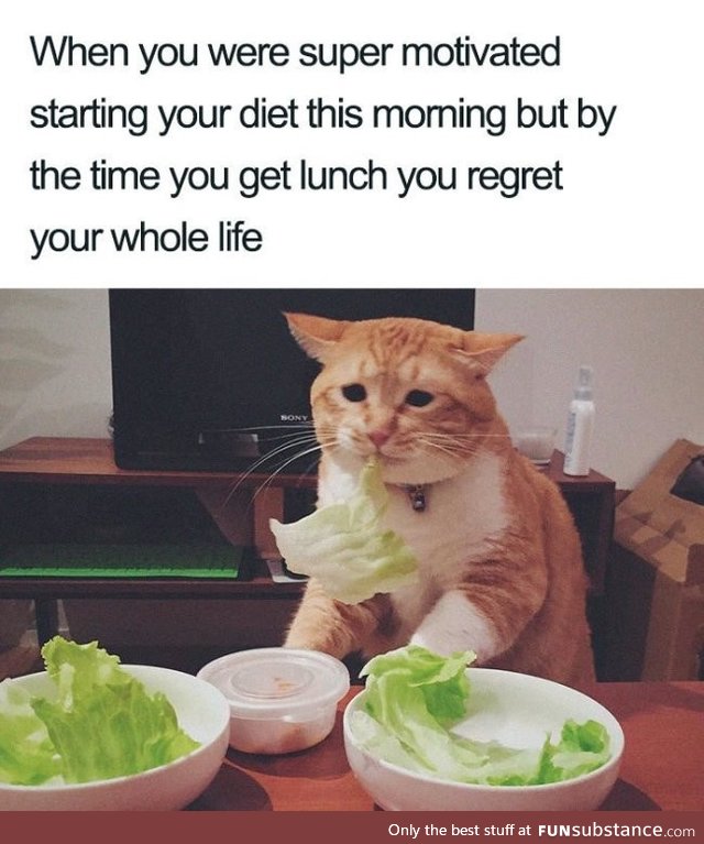 Eating healthy is ver painful