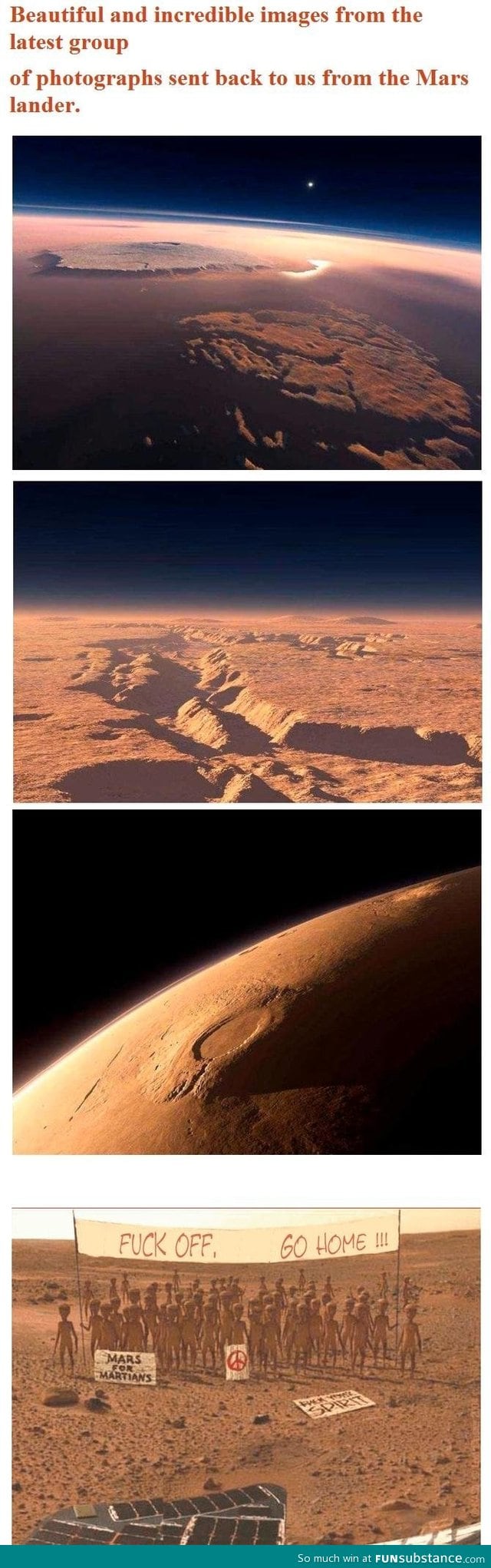Amazing pictures from the Mars lander, Curiosity