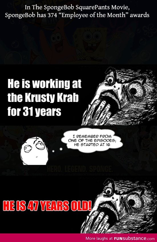 Spongebob is 47 years old