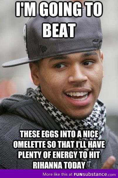 Oooh Chris Brown...