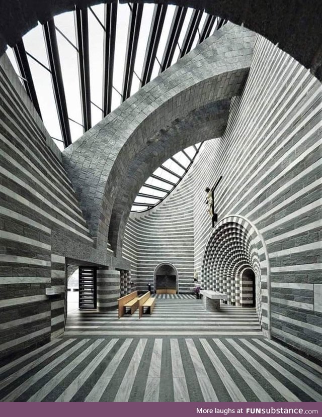 Chiesa di MognoS.Giovanni Battista (Svizzera)by Mario Botta