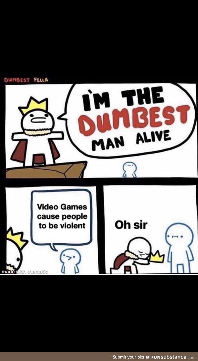 Videogames cause violence