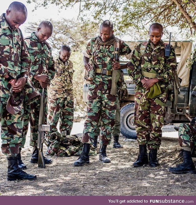 These men protect the last two remaining White Rhinos at the Ol Pejeta Conservancy
