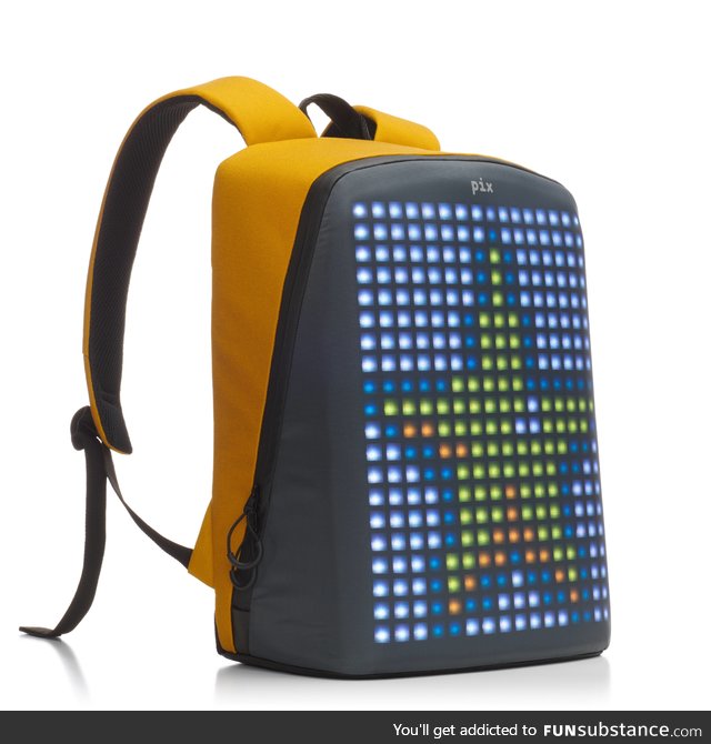 Pix Backpack with Programmable Screen Smart Digital