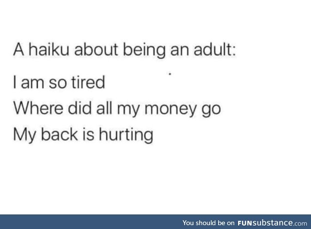 Adulting is hard