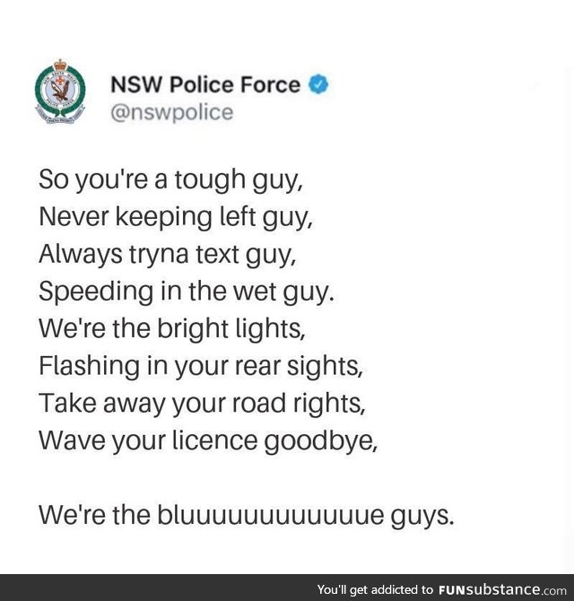 NSW cops really are tops