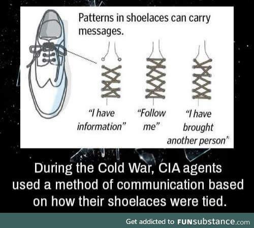 The shoe lace spies
