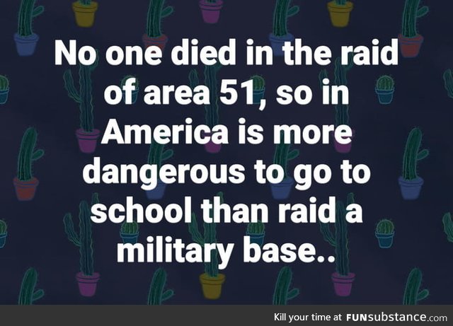 Just a thought.. 'MURICA!