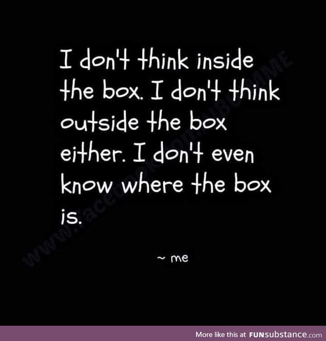 Be the box