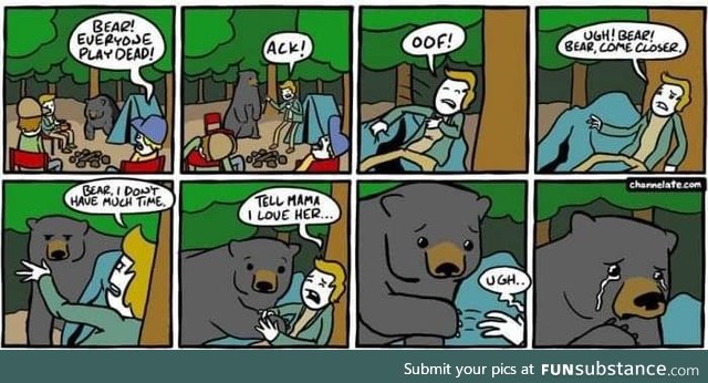 He couldn't bear it