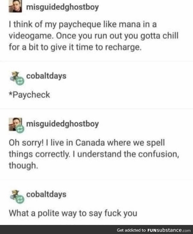 Oops, I’m Canadian
