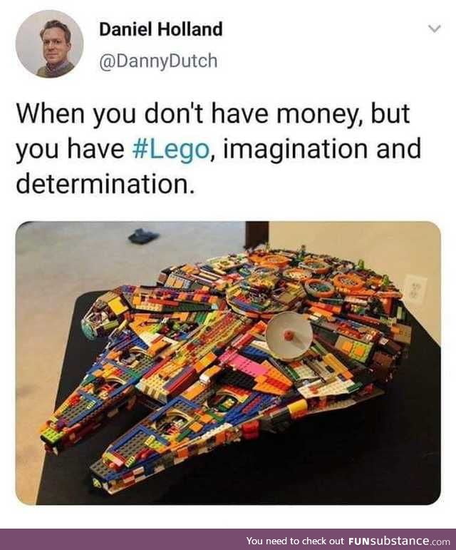 No money but Imagination is all that I need