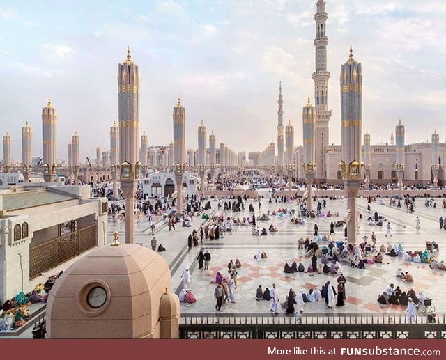 The city of Medina in Arabia looks like something from Star Wars