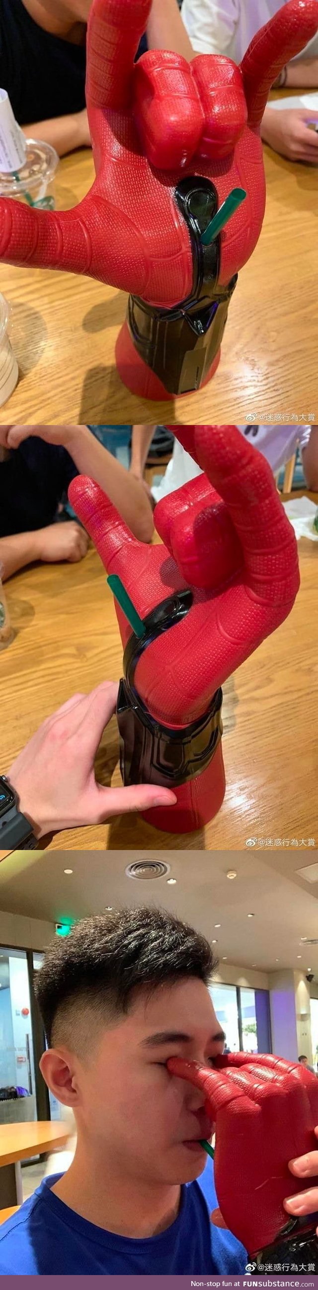 Nice Spiderman cup