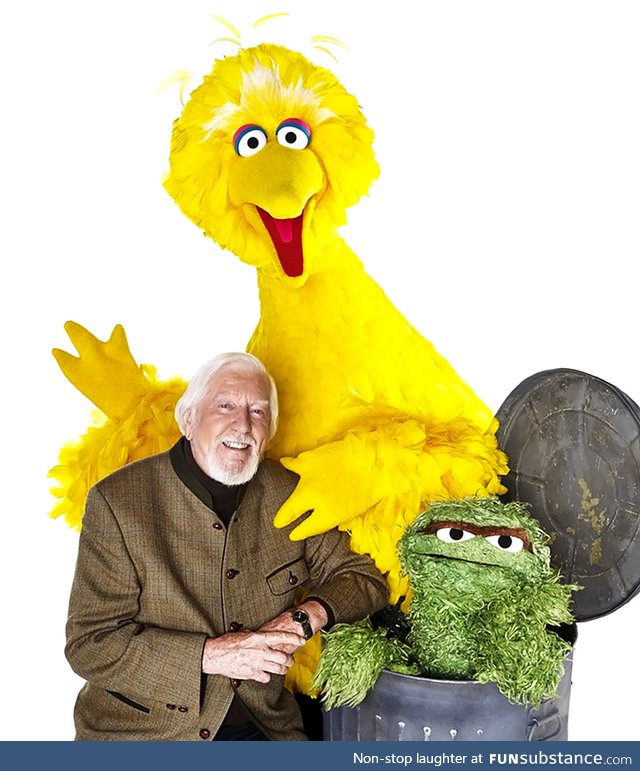 OMGOD Big Bird is gone The puppeteer Caroll Spinney who was Big Bird and Oscar died today