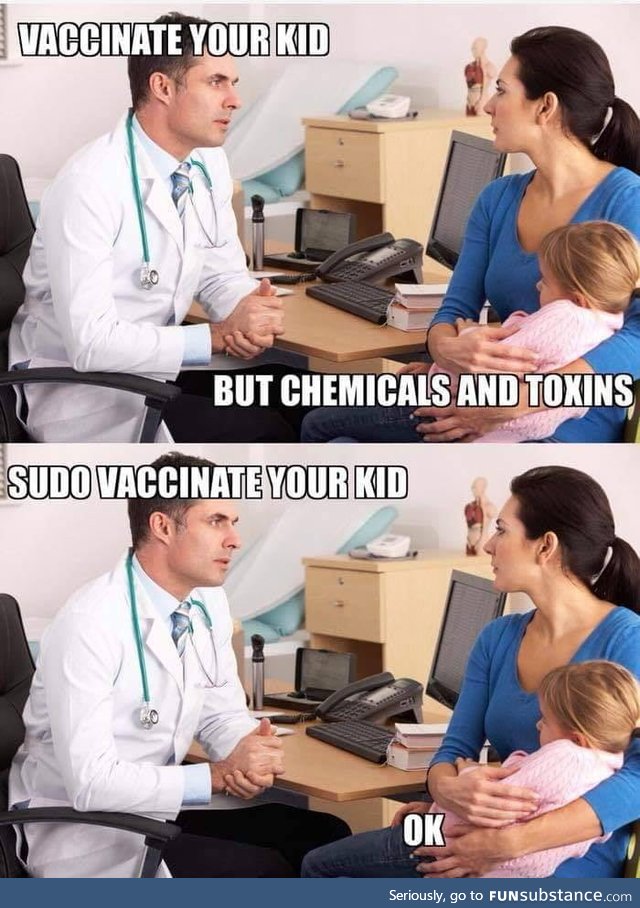 Sudo anti-vaxxer