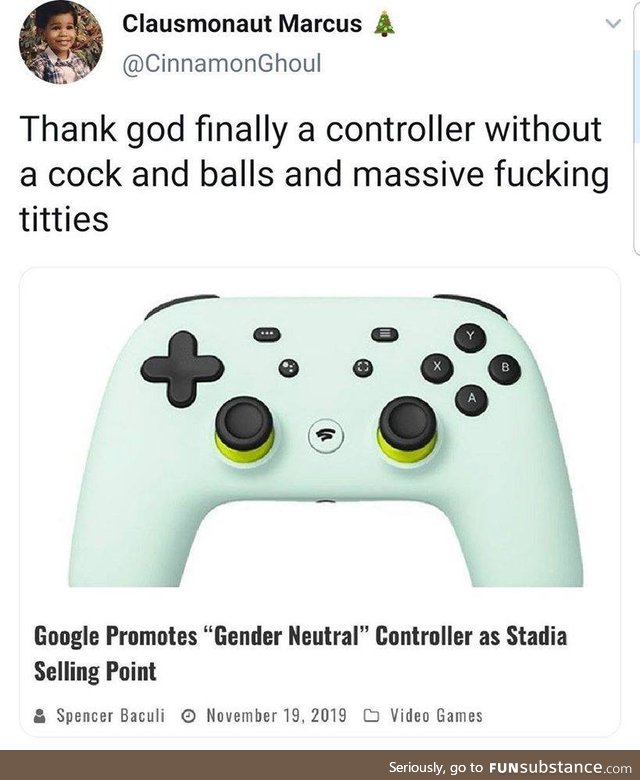 Your current game controller is a boy or a girl?