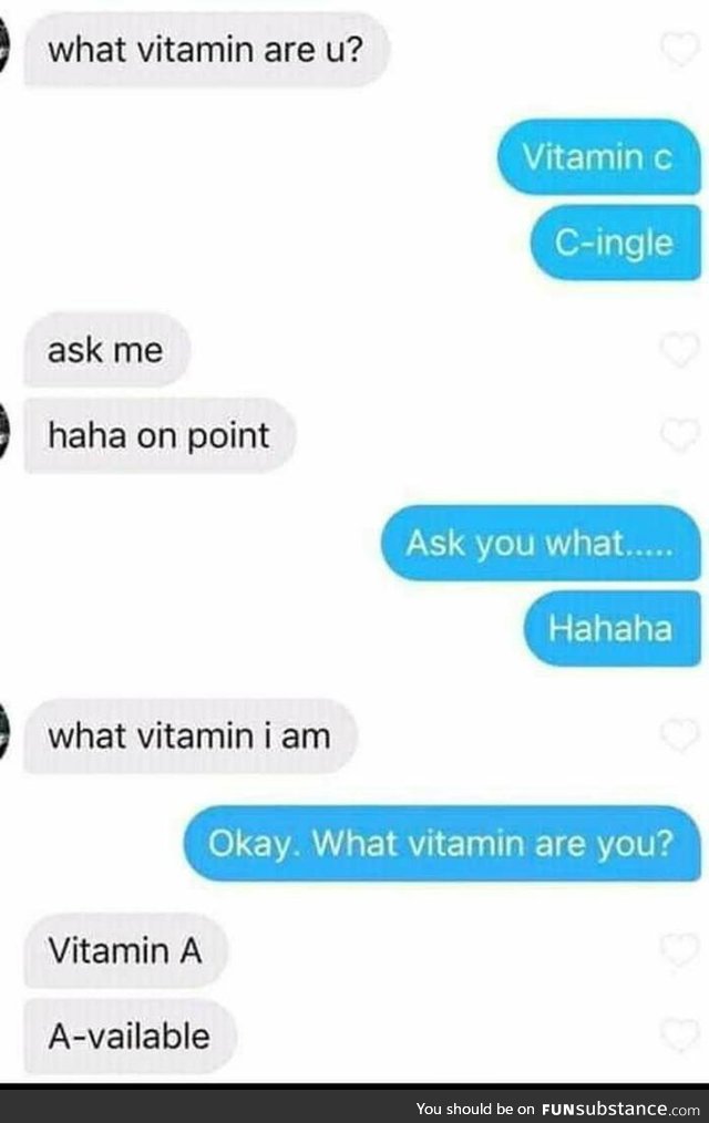 Wut vitamin r u?
