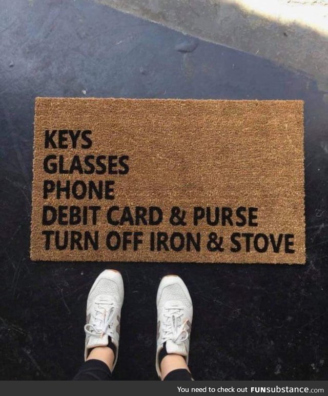 This door mat is a must have for some people