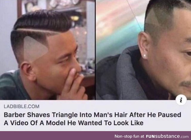 The wrong haircut