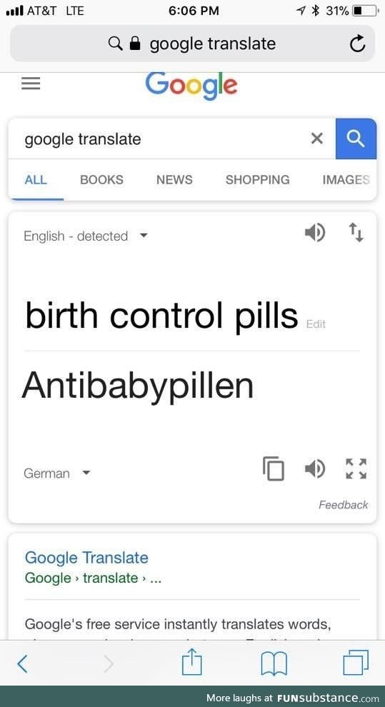 German translations are a hoot