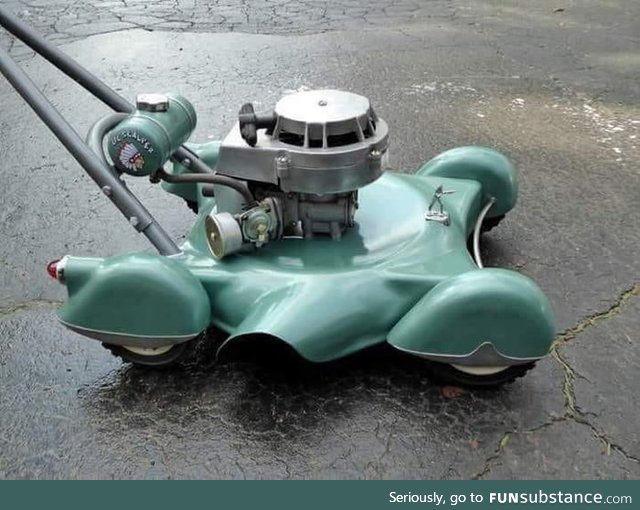 1951 lawnmower made by Indian Motorcycles