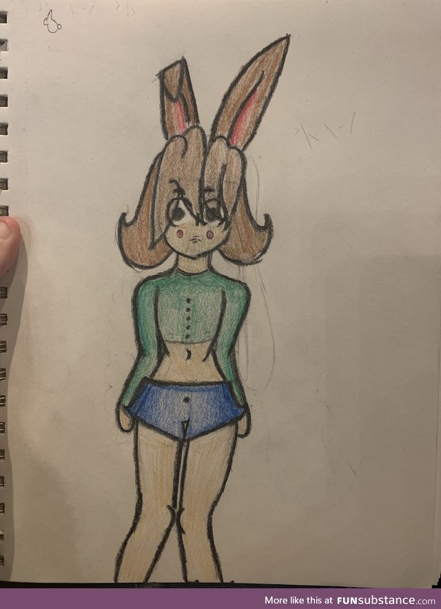 As it turns out, Its really fun to draw animal people. Project #: 1 animal: rabbit