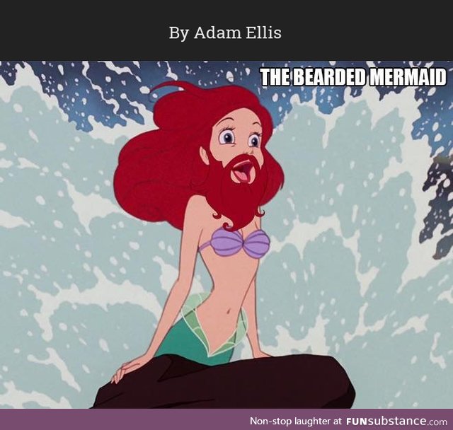 Disney Princesses With Beards 1